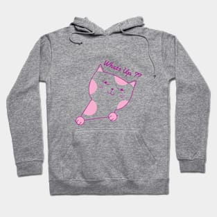 what's up cute cat Hoodie